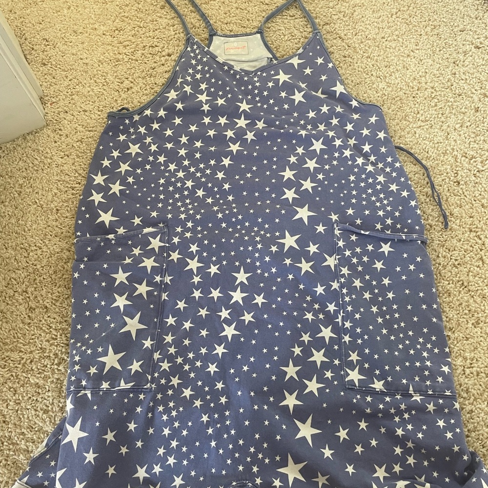 Free People Movement Starry Blue Romper